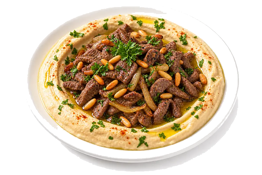 Hummus with Meat