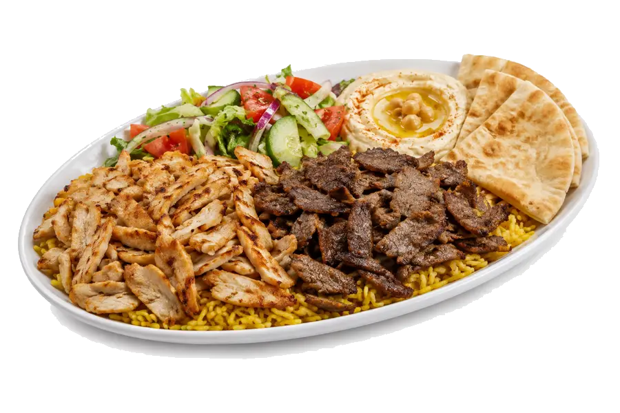 Mixed Shawarma Platter Combo