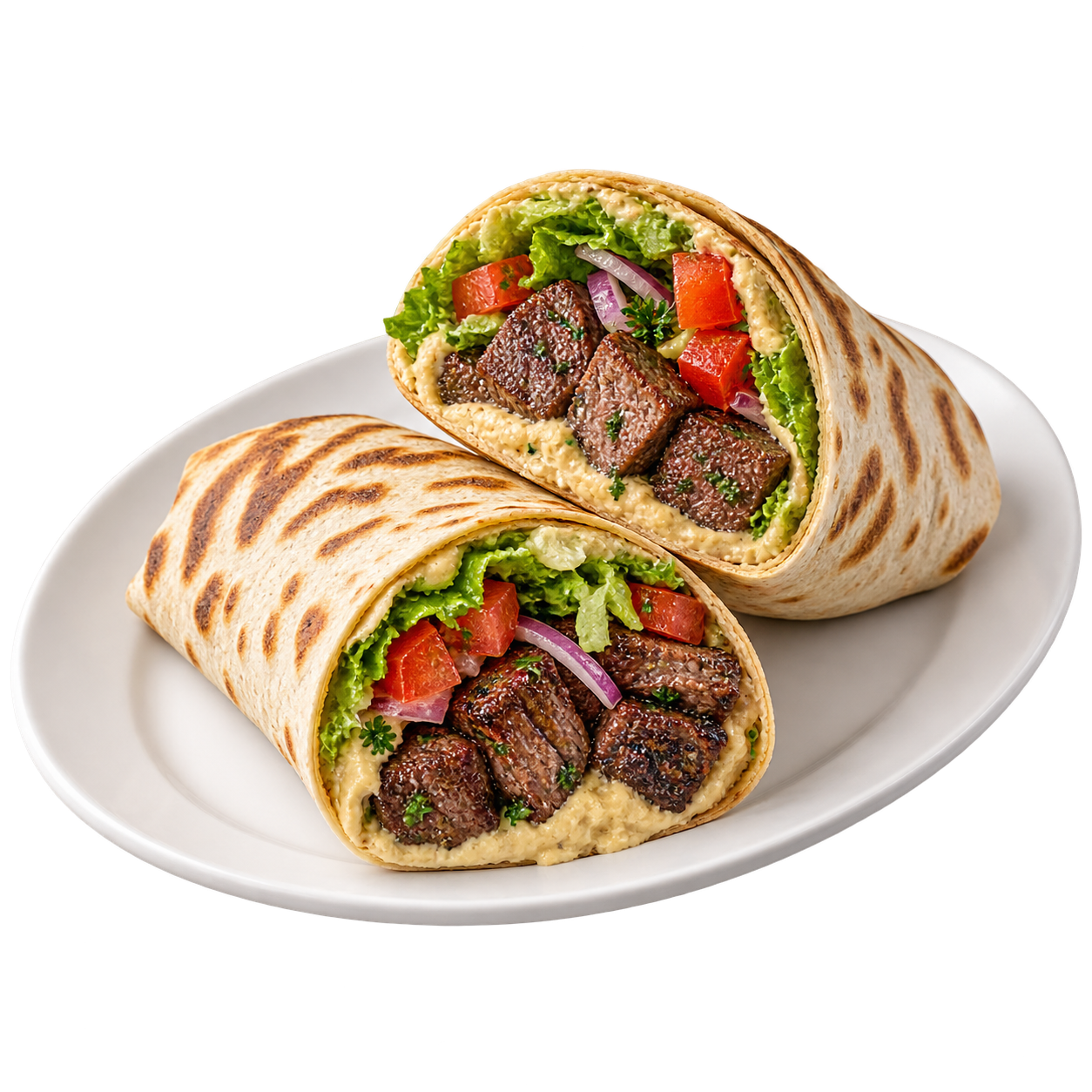 Beef Shish Kabob Wrap
