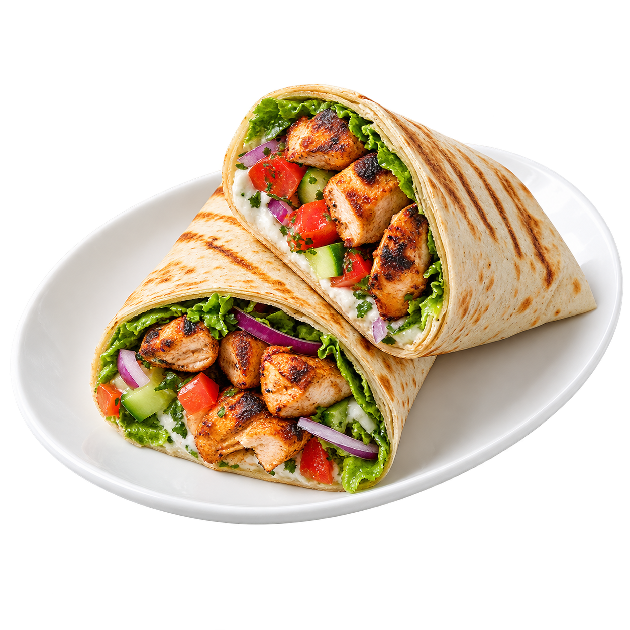 Chicken Kabob Wrap