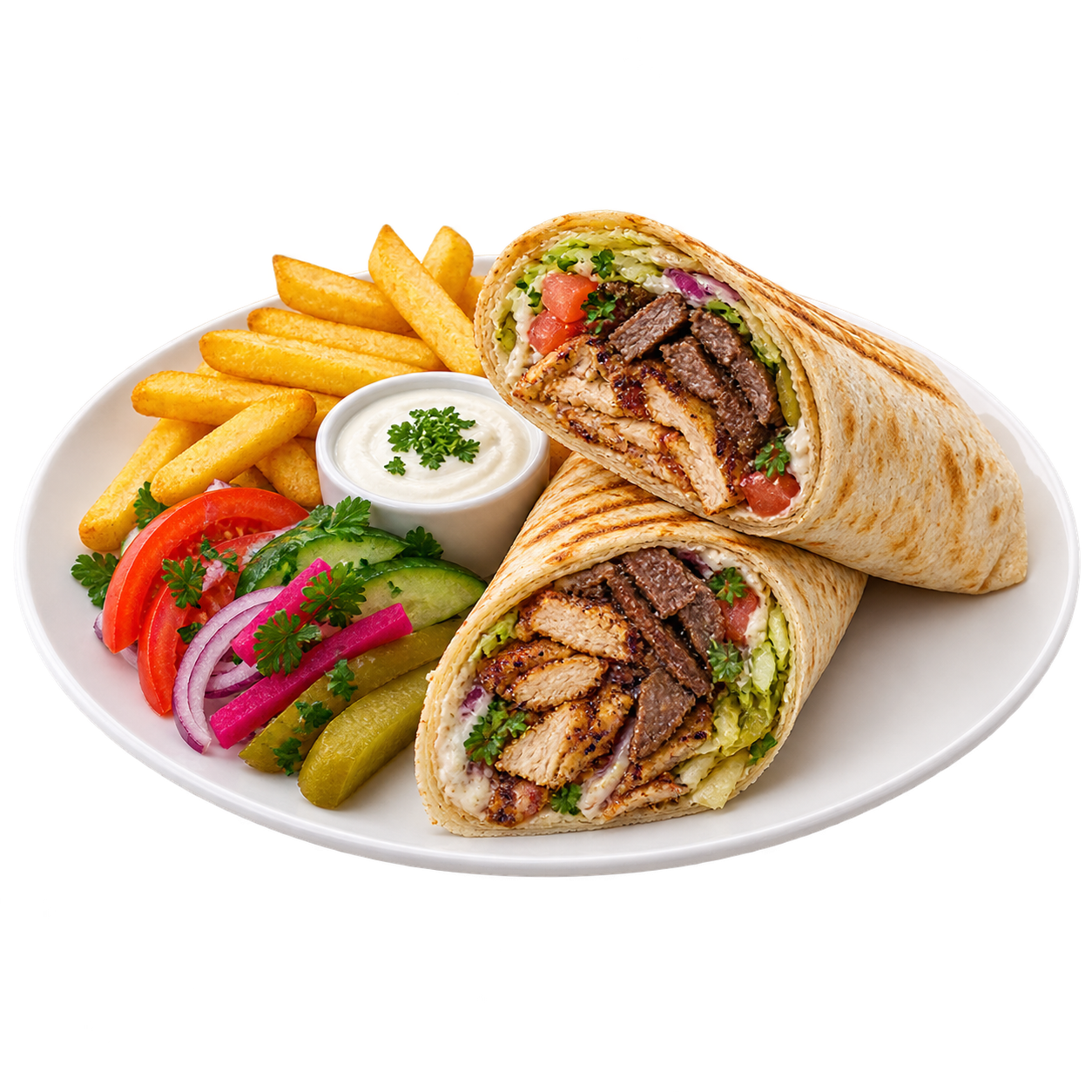 Mixed Shawarma Wrap
