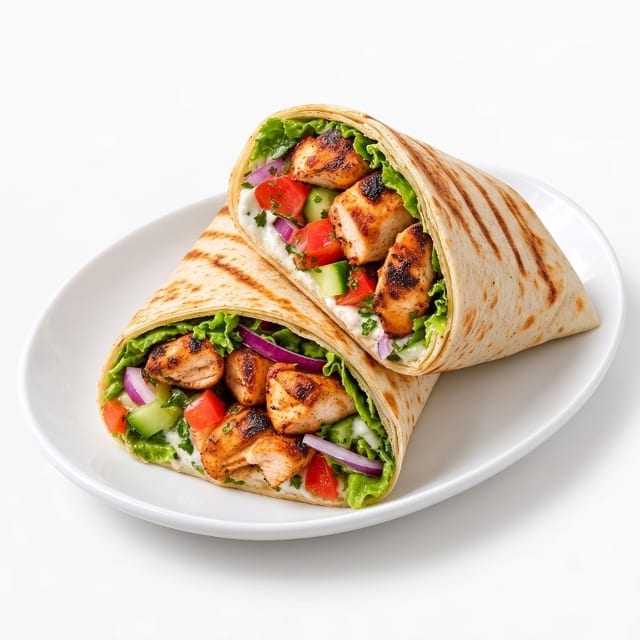 Chicken Kabob Sandwich.