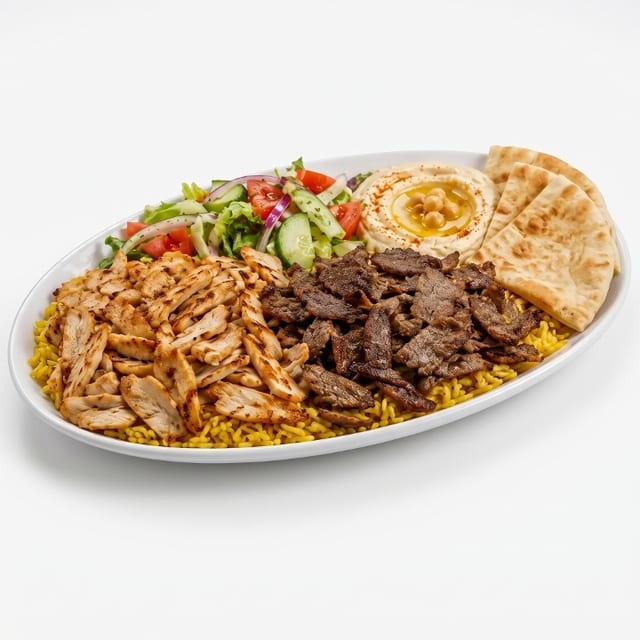 Mixed Shawarma Combo.