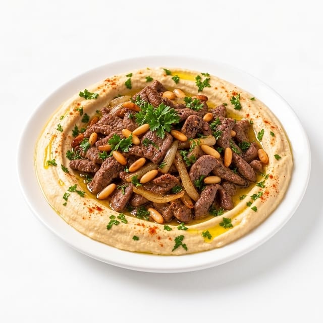 Hummus with Meat.