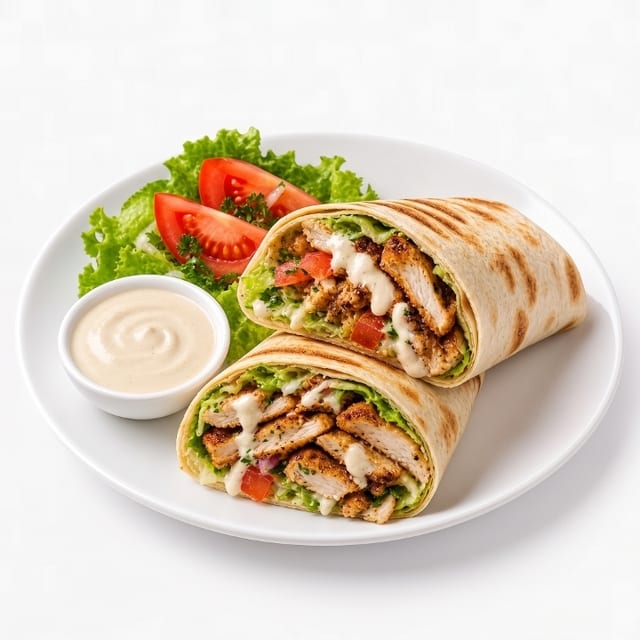 Chicken Shawarma Wrap.