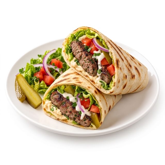 Kefta Kabob Sandwich.